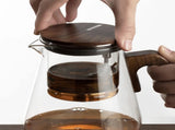 Bonston heat-resistant glass teapot, magnetic switch, 27oz 37346670