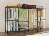 Wire Garment Rack Heavy Duty Clothes RackCloset Organizer Metal Garment Rack Portable Clothes 85070014