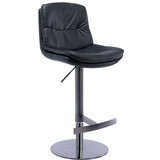 Swivel Black barstool Swivel Adjustable Height for Kitchen Counter W2195135494