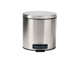 1.3 gal Stainless Steel Bathroom Wastebasket with Removable Liner 59295646