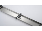 24 Inch Linear Shower Drain with 2-in-1 Flat & Tile Insert Removable Cover, 304 Stainless Steel with 58006444