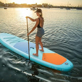 ZNTS inQracer 11'/10'6" Inflatable Stand Up Paddle Board with Free Premium SUP Accessories & Backpack W969P229851