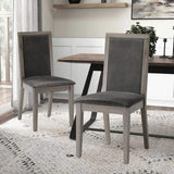 Dining Chairs Set of 2 Wood Dining Room Chair with MDF sponge Back, Kitchen Room Chair Side Chair, W876126495