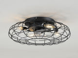 15.7'' Low Profile Bladeless Ceiling Fan with Lights Kit and Remote 6 Wind W3775P385462