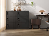 6-Door Employee Storage Locker, Metal Lockers for Office, Gym, School, and Homewith Card Slot T2398P205946