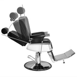 ZNTS All Purpose Recline Hydraulic Barber Chair Heavy Duty Salon Spa Beauty Equipment Black 04531476