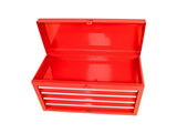 Detachable 5 Drawer Tool Chest with Bottom Cabinet and One Adjustable Shelf--Red 24206924