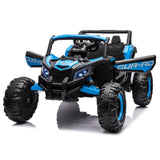 ZNTS 12V Ride On Car with Remote Control,UTV ride on for kid,3-Point Safety Harness, Music Player 08051332