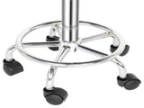 Round Stool with Lines Rotation Bar Stool Red 61896617