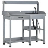 Garden Work BenchOpen Shelf Storage 38920001