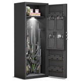 ZNTS Full steel large capacity detachable firearm safety cabinet, electronic key password lock, with W2746P205632