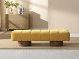Upholstered Dining Bench for Dining Room, No-Assembly End of Bed Entryway Bench Ottoman for Bedroom N779P271404Y