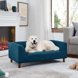 ZNTS Pet sofa with backrest and armrests, modern rectangular pet sofa suitable for medium and large dogs, W487P228084