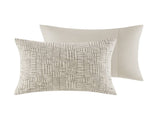 3 Piece Oversized Cotton Matelasse Comforter Set-Full/Queen B035P280375