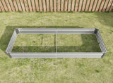 Raised Garden Bed Kit - Metal Raised Bed Garden 7.6x3.7x0.98ft for Flower Planters, Vegetables Herb 30888205
