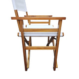 ZNTS Folding Chair Wooden Director Chair Canvas Folding Chair Folding Chair 2pcs/set populus + Canvas 58902326