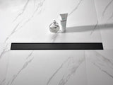 30 Inch Linear Shower Drain with 2-in-1 Flat & Tile Insert Removable Cover, 304 Stainless Steel with 76903486