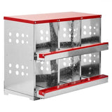 6 Compartment Roll Out Chicken Nesting Box with Basket, Egg Nest Box Chicken Laying Box Hens Chicken 61136481