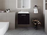 FM FURNITURE Haigleer Creek Bathroom Vanity with Integrated Sink, Wenge B128P293878
