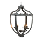 ZNTS 4 - Light Metal Chandelier, Hanging Light Fixture with Adjustable Chain for Kitchen Dining Room W2078138923