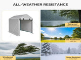 3x6 FT Storage Shed, Heavy Duty Bike Tent 06448681
