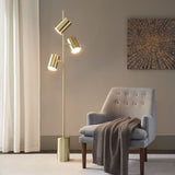 ZNTS 3-Light Metal Floor Lamp B035100336