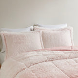 Twin/Twin XL Ombre Shaggy Long Fur Comforter Mini Set B03595978