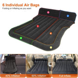 ZNTS Air Mattress,SUV Air Mattress Thickened Camping Bed Cushion with Pillow Air Pump Storage Bag PVC 94429117