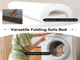 Foldable Sofa Bed Sleeper Lounge Chair with Pillow Floor Mattress Floor Couch with Backrest for W1170P314886