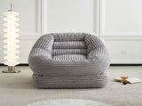 39.37'' Width Oversized Folding Lazy Sofa Bed Chair, Convertible Floor Lounge with Footrest, Plush W579P533277