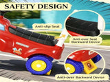 Red Toddler Fire Truck Ride-On Toy Music, Horn & Under-Seat Storage For Kids 18-36 Months 70481747