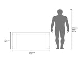 Writing Desk with Ample Workstation and Sturdy Legs B097P296831