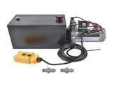 12 Quart Hydraulic Power Unit Double Acting Hydraulic Pump 12V DC 3200 PSI for Dump Trailer 17448678