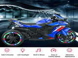 Electric Motorcycle for Kids, 12V Battery Powered Ride on Toys 3 Wheels Motorcycle with LED Lights, 25679780