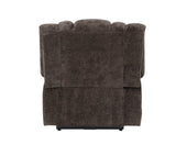Brown Power Lift Recliner with Heating and Massage B062P215449