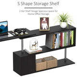 Computer Desk L-Shaped-Black 88526097