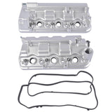 Pair Front Rear Aluminum Engine Valve Cover Replacement for Honda Accord 2008-2012, Odyssey 16444840