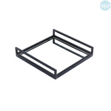 Handcrafted Glass With Metal Frame Serving Tray - 20x20x3 Inches Rustic & Elegant Design for B346P327272
