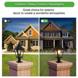 Outdoor Glass Column Headlights 1pack W1340110427