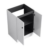 24" Freestanding Bathroom Vanity & 2 Soft-Close Cabinet Doors -Excluding Sink W999P241064
