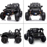 Large Wheels 2 Seater Kids Electric Car Powerful Electric Ride On Truck w/Remote Control, 2 Speeds, 46883594