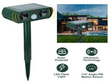 Ultrasonic Animal Repeller Solar Powered Motion Sensor Repellent IPX4 Waterproof 01749200