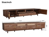 76" TV Stand with Drawers for Living Room/Bedroom, Modern Chic Entertainment Center for TVs Up to 85 34460367