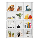 ZNTS Cube Storage 12-Cube Book Shelf Storage Shelves Closet Organizer Shelf Cubes Organizer Bookcase 02284857