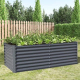 6x3x2ft Galvanized Raised Garden Bed, Outdoor Planter Garden Boxes Large Metal Planter Box for W1859P197935