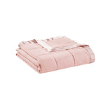 Lightweight Down Alternative Blanket with Satin Trim B03598496