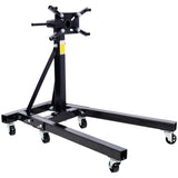 ZNTS Folding Engine Stand 2000 LBS Capacity Motor Hoist 360 Degree Adjustable Mounting Head Dolly Mover 99540283