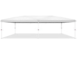 10x20 ft Instant Pop Up Canopy Tent White, 6 Mesh Panels 2 Doors 4 Net Sides, 41921225