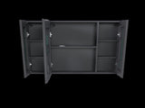 Aluminium Medicine Cabinet Mirror, 35 x 28 Inches Medicine Cabinet with 3 Colors LED Light and W2700P269440