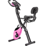 Folding Exercise Bike, Fitness Upright and Recumbent X-Bike with 16-Level Adjustable Resistance, Arm 37870100